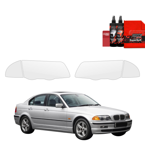Bodyshield - Folie de protecție 4în1 pentru faruri - BMW 3 E46 Sedan Pre-LCI (1998-2001)