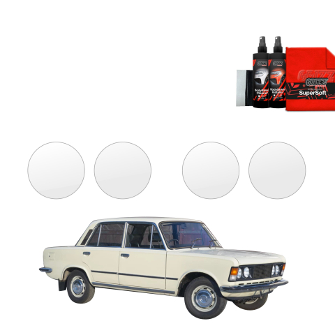 Bodyshield - Folie de protecție 4în1 pentru faruri - Fiat 125P (1967-1991)