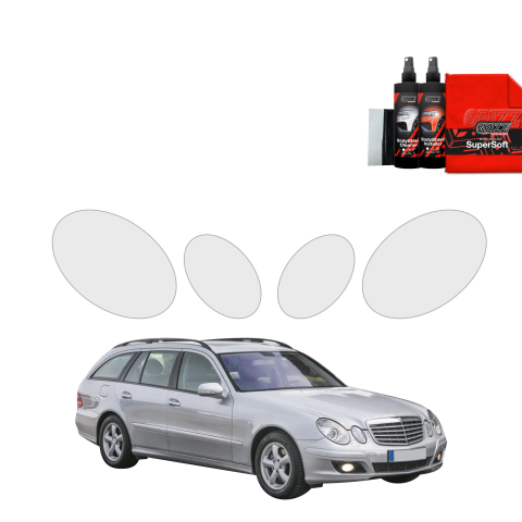 Bodyshield - Folie de protecție 4în1 pentru faruri - Mercedes Benz E Clasa S211 Combi (2002-2009)