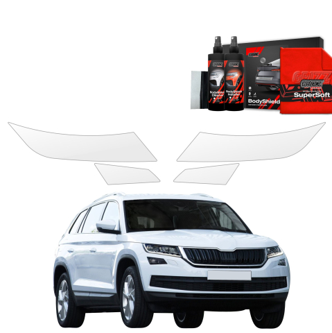 Bodyshield - Folie de protecție 4în1 pentru faruri - Skoda Kodiaq (2016- 2021)