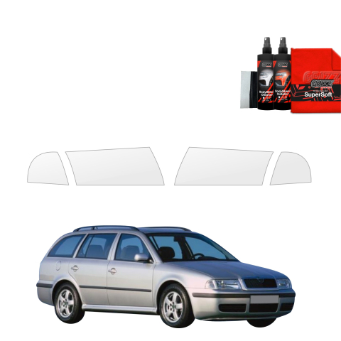 Bodyshield - Folie de protecție 4în1 pentru faruri - Skoda Octavia Combi (1996-2010)