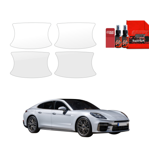 Bodyshield - Folie de protecție 4în1 pentru mânerele ușilor - Porsche Panamera 2 (2016-2024)