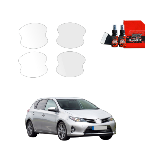 Bodyshield - Folie de protecție 4în1 pentru mânerele ușilor - Toyota Auris (2012-2015)