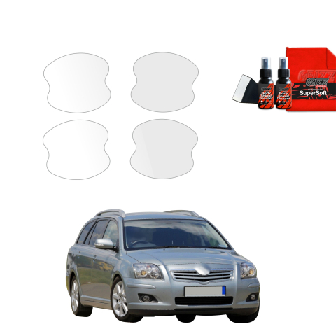 Bodyshield - Folie de protecție 4în1 pentru mânerele ușilor - Toyota Avensis Kombi (2003-2009)