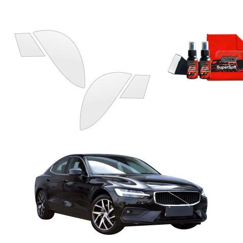 Folie de protecție 4în1 pentru prag lateral spate și față - Volvo S60 3 Sedan 4D (2019-2024)