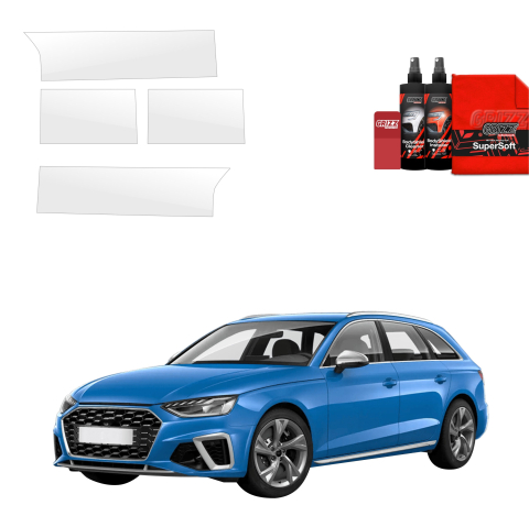 Folie de protecție 4în1 pentru praguri - Audi A4 Avant (2019-2024)