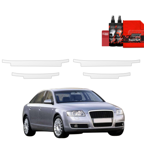Folie de protecție 4în1 pentru praguri - Audi A6 C6 Sedan 4D (2004-2008)