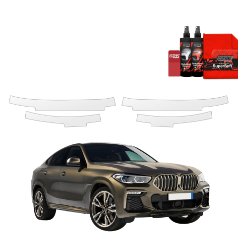 Folie de protecție 4în1 pentru praguri - BMW X6M (2019-2023)