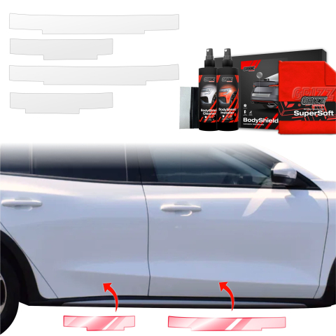 Folie de protecție 4în1 pentru praguri - Ford Focus Active X Kombi Facelift (2021-2025)