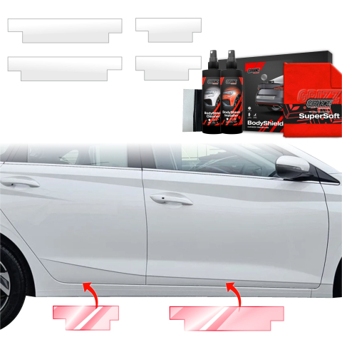 Folie de protecție 4în1 pentru praguri - Hyundai i20 (2023-2026)