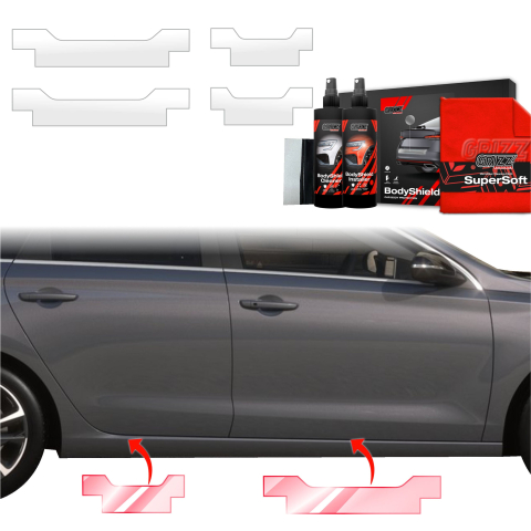 Folie de protecție 4în1 pentru praguri - Hyundai i30 Wagon (2020-2026)