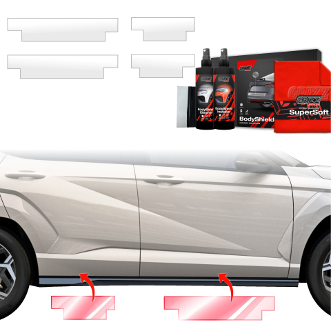 Folie de protecție 4în1 pentru praguri - Hyundai Kona N-Line (2023-2026)