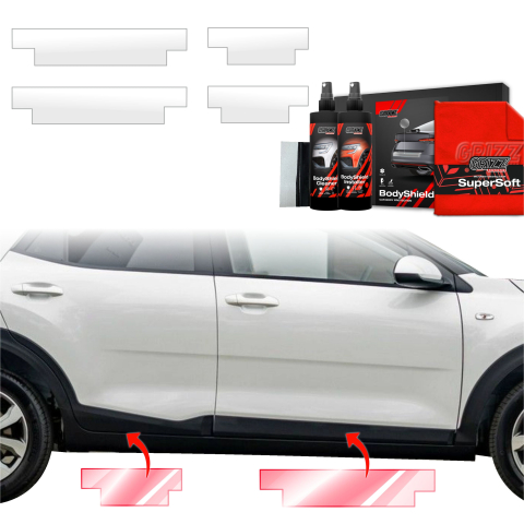 Folie de protecție 4în1 pentru praguri - Kia Stonic (2020-2026)