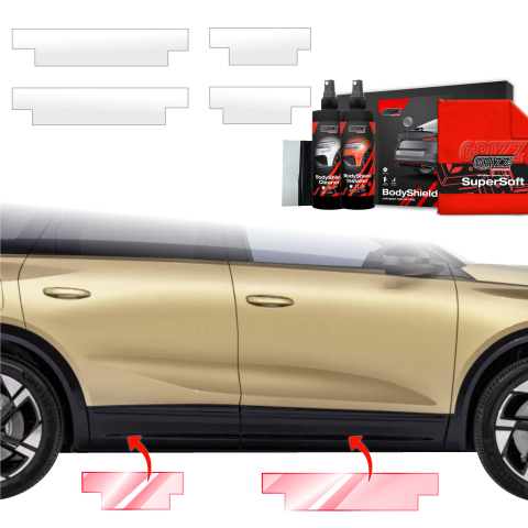 Folie de protecție 4în1 pentru praguri laterale - Opel Grandland (2025-2026)