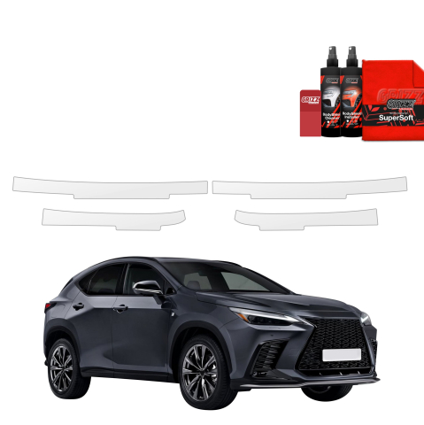 Folie interior - Folie de protecție 4în1 pentru praguri - Lexus NX 350h (2021-2023)