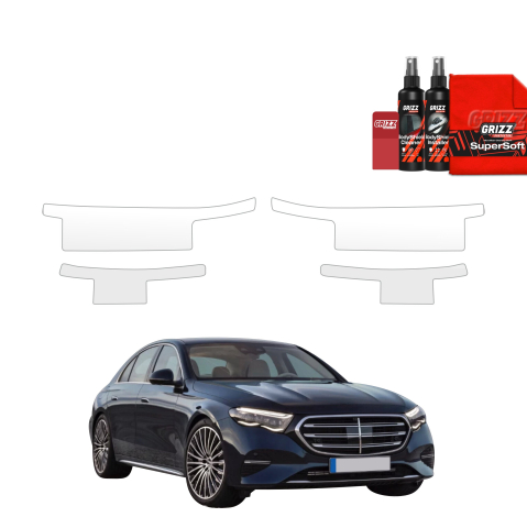 Folie de protecție 4în1 pentru praguri - Mercedes Clasa E (2016-2023)