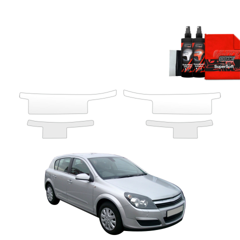 Folie de protecție 4în1 pentru praguri - Opel Astra H Hatchback 5D (2004-2014)
