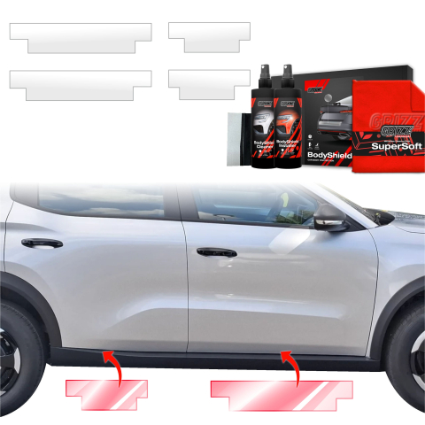 Folie de protecție 4în1 pentru praguri - Opel Frontera (2024-2026)