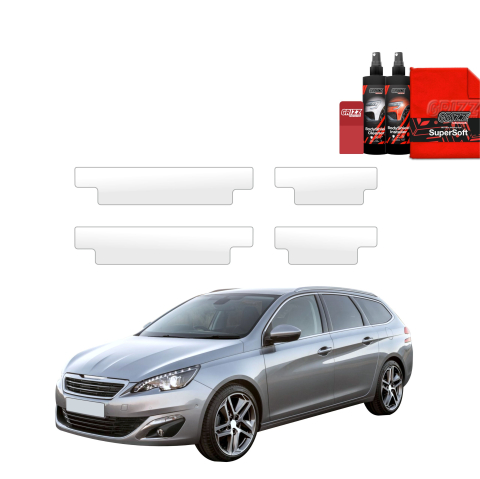 Folie de protecție 4în1 pentru praguri - Peugeot 308 Combi (2013-2021)