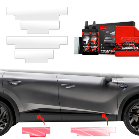 Folie interior - Folie de protecție 4în1 pentru praguri - Renault Symbioz (2024-2026)