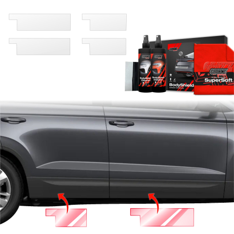 Folie de protecție 4în1 pentru praguri - Skoda Karoq (2022-2026)