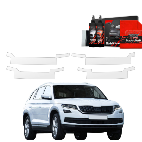 Folie de protecție 4în1 pentru praguri - Skoda Kodiaq (2016- 2023)