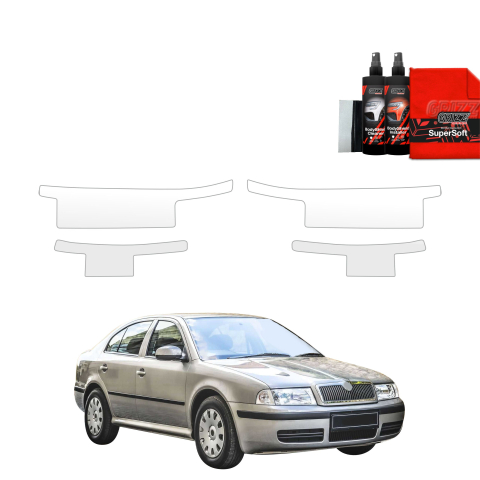 Folie de protecție 4în1 pentru praguri - Skoda Octavia (1996-2010)