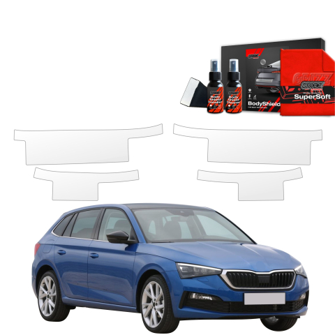 Folie de protecție 4în1 pentru praguri - Skoda Scala (2019- 2023)