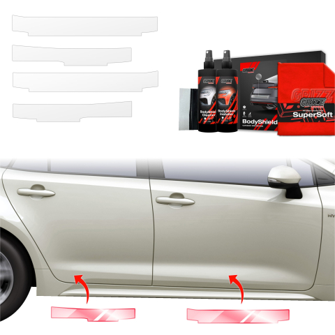 Folie de protecție 4în1 pentru praguri - Toyota Corolla Combi Facelift (2022-2026)