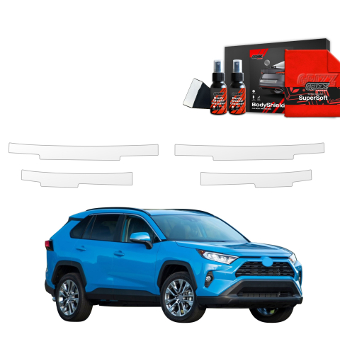 Folie interior - Folie de protecție 4în1 pentru praguri - Toyota RAV4 HEV (2021-2026)