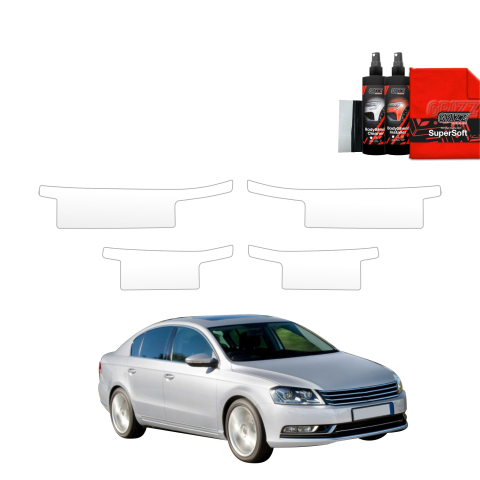 Folie de protecție 4în1 pentru praguri - Volkswagen Passat B7 Sedan (2010-2014)