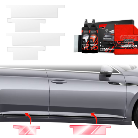 Folie de protecție 4în1 pentru praguri - Volkswagen VW Arteon (2024-2025)