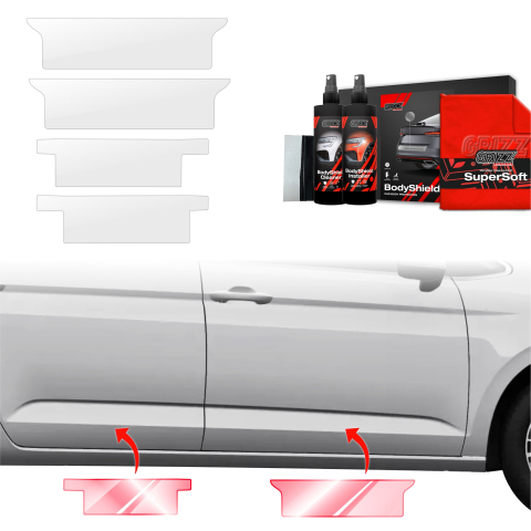 Folie de protecție 4în1 pentru praguri - Volkswagen VW Touran (2024-2026)