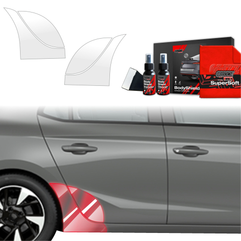 Folie interior - Folie de protecție 4în1 pentru pragurile laterale spate și față - Opel Corsa (2023-2025)