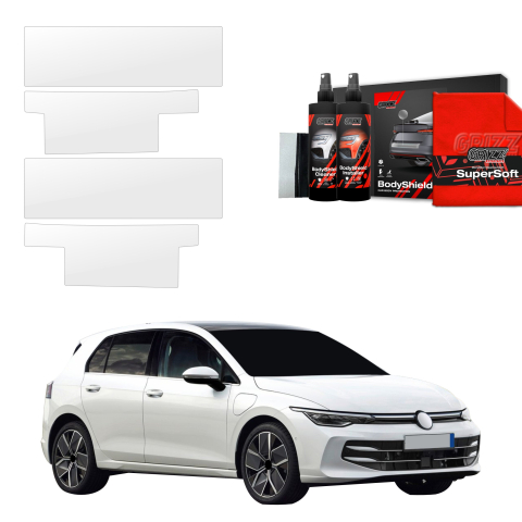 Folie de protecție 4în1 pentru toate pragurile - Volkswagen VW Golf 8 Hatchback (2024-2026)