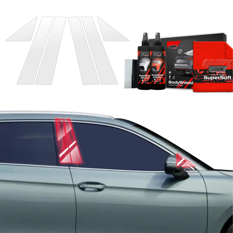 Bodyshield - Folie de protecție 6în1 pentru coloana A - Volkswagen VW Passat B9 (2024-2026)