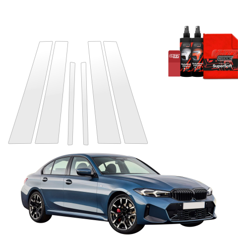 Bodyshield - Folie de protecție 6în1 pentru coloana B-C - BMW 3 Sedan (2025-2026)
