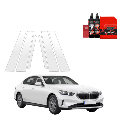 Bodyshield - Folie de protecție 6în1 pentru coloana B-C - BMW 5 Sedan G60 520i (2024-2026)