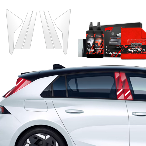 Bodyshield - Folie de protecție 6în1 pentru coloana B-C - Opel Astra (2021-2024)