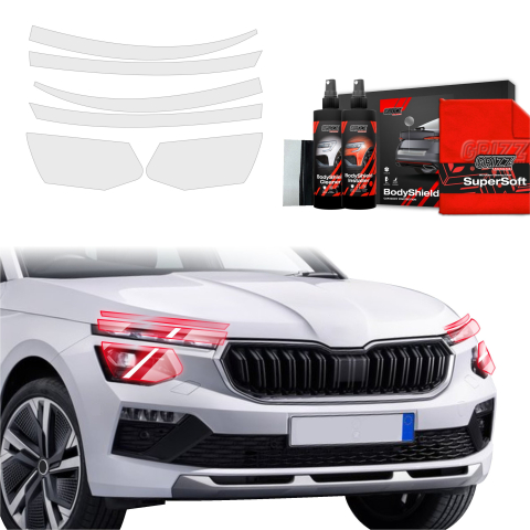 Bodyshield - Folie de protecție 6în1 pentru faruri - Skoda Kamiq (2024-2026)