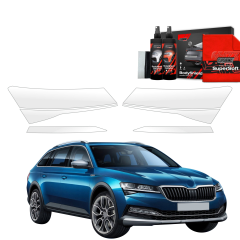 Bodyshield - Folie de protecție 6în1 pentru faruri - Skoda Superb 3 Combi (2019-2023)