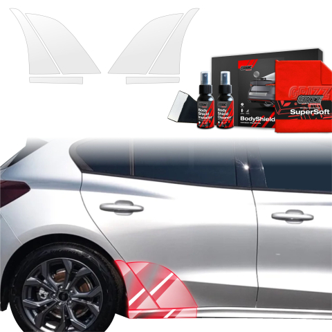 Folie de protecție 6în1 pentru prag lateral spate - Ford Focus ST-Line X Hatchback Facelift (2021-2025)