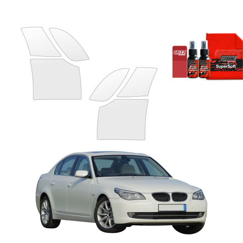 Folie de protecție 6în1 pentru prag lateral spate și față - BMW 5 E60 Sedan 4D (2007-2010)