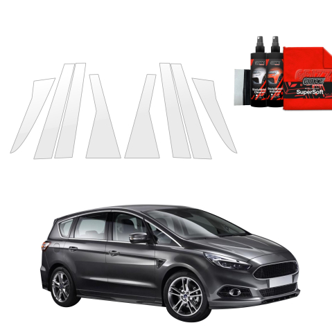 Bodyshield - Folie de protecție 8în1 pentru coloana A-B-C - Ford S-Max MK2 (2015-2019)
