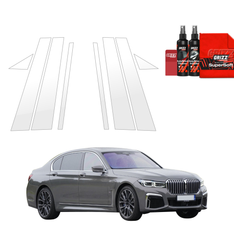 Bodyshield - Folie de protecție 8în1 pentru coloana B-C - BMW 7 G12 (2015-2022)
