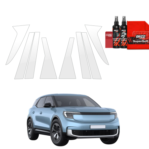 Bodyshield - Folie de protecție 8în1 pentru coloana B-C - Ford Explorer EV (2024-2026)