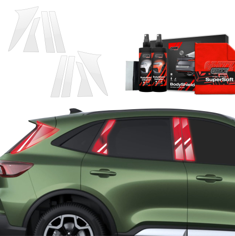 Bodyshield - Folie de protecție 8în1 pentru coloana B-C - Ford Kuga Titanium Facelift (2024-2026)