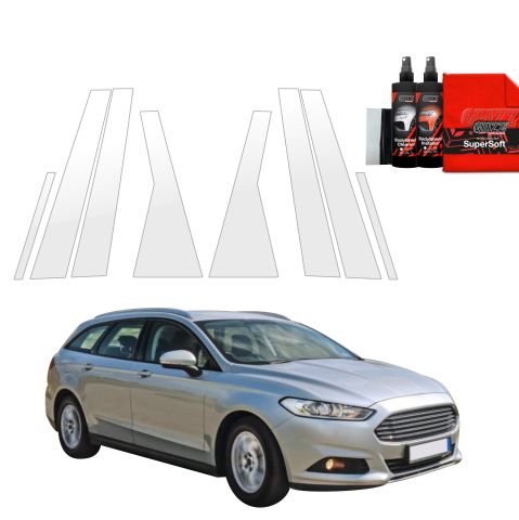 Bodyshield - Folie de protecție 8în1 pentru coloana B-C - Ford Mondeo Mk5 Combi (2014-2019)
