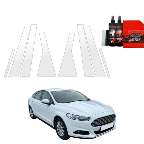 Bodyshield - Folie de protecție 8în1 pentru coloana B-C - Ford Mondeo Mk5 Sedan (2014-2019)