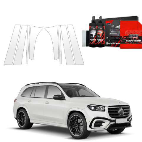 Bodyshield - Folie de protecție 8în1 pentru coloana B-C - Mercedes GLS 450d (2023-2026)